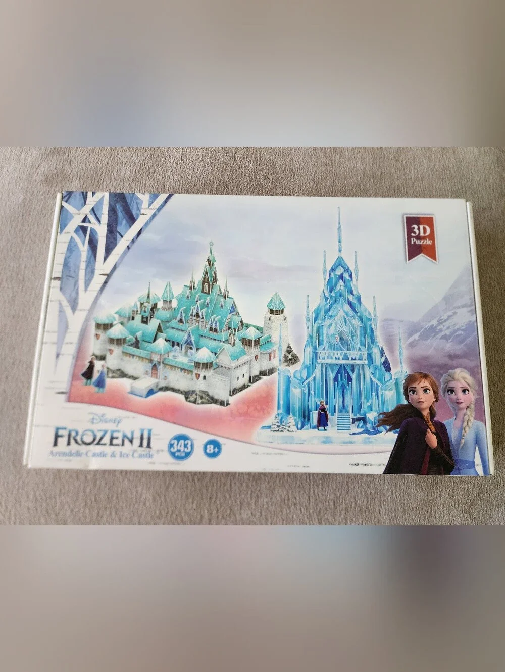 New In Box Disney Frozen II Arendelle & Ice Castle 3D Puzzle 343 Pieces